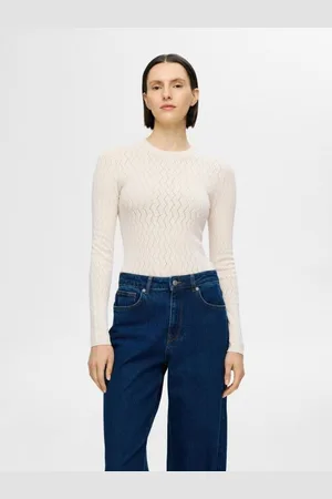 SELECTED Vêtements SLFCABALA LS KNIT O-NECK