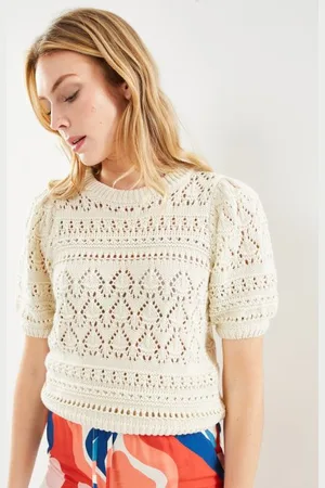 VILA Vêtements Vimorena 2/4 O-Neck Knit/Rou