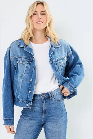 Calvin Klein Vêtements Boxy Denim Jacket J20J224546