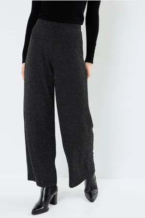 VERO MODA Vêtements VMKANVA NW GLITTER WIDE PANT JRS