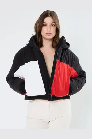 Tommy Hilfiger Vêtements Tjw Crop Flag Puffer DW0DW20550
