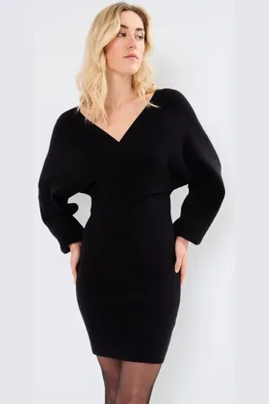 Molly Bracken Vêtements LADIES KNITTED DRESS T1928CN