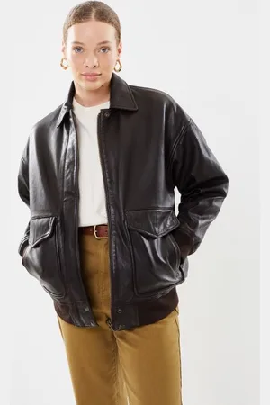 Schott NYC Vêtements Blouson Pilote Cuir Lave