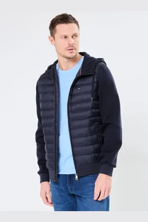 Tommy Hilfiger Vêtements Mix Media Fz Hoodie MW0MW39007