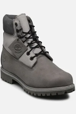 Timberland Bottines et boots PREM 6 IN LACE WATERPROOF BOOT MDGRY pour Homme