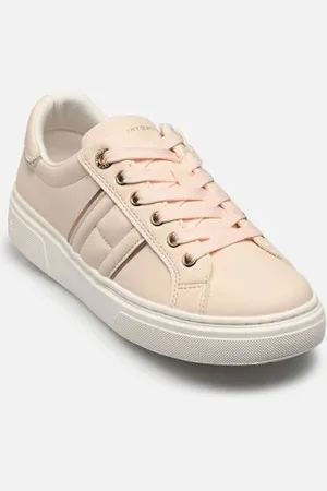 Tommy Hilfiger Baskets LOW CUT LACE-UP SNEAKER NUDE/ROSE GOLD pour Enfant