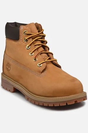 Timberland Bottines et boots PREM 6 IN LACE WATERPROOF BOOT WHEAT pour Enfant