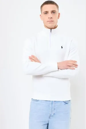 Ralph Lauren Vêtements Pull demi-zippé à maille double 710922557