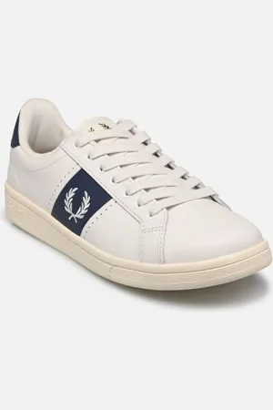 Fred Perry Baskets B721 Leather Perf/Branded pour Homme
