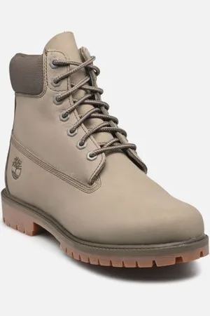Timberland Bottines et boots HRTG 6 IN LACE WATERPROOF BOOT OLIVE pour Homme