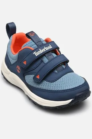 Timberland Baskets MTAC LOW HOOK & LOOP SNEAKER MDBLU T pour Enfant
