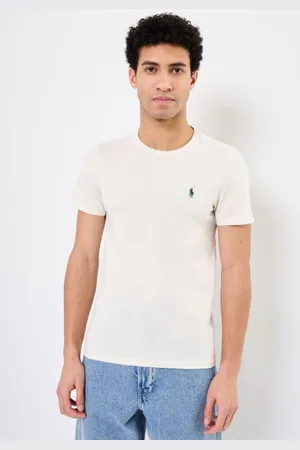 Ralph Lauren Vêtements T-shirt ajusté à col rond en jersey 710671438