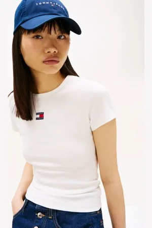 Tommy Hilfiger Vêtements Tjw Slim Badge Rib T DW0DW17881
