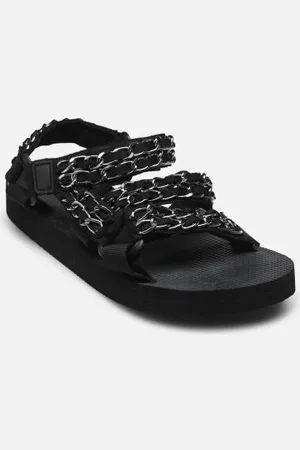 Arizona Love Sandales et nu-pieds Trekky Trio Chain pour Femme