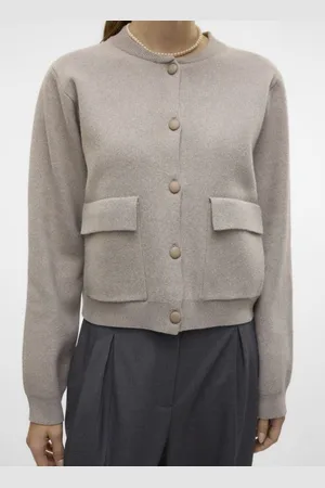 VERO MODA Vêtements VMAPPLE LS O-NECK BOMBER CARDIGAN GA