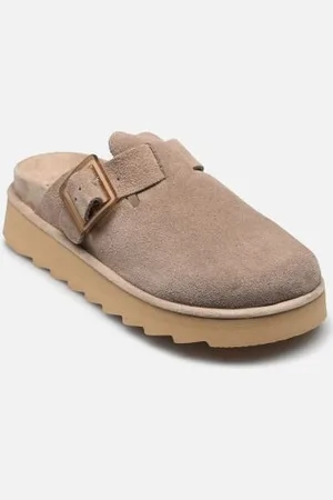 Colors of California Mules et sabots Platform sabot in leather pour Femme