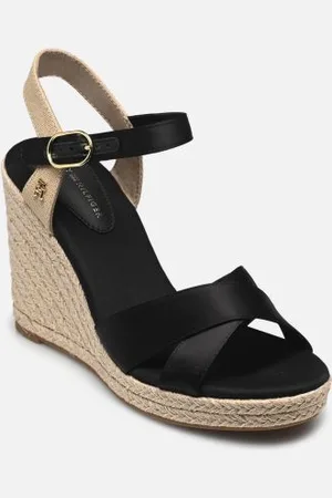 Tommy Hilfiger Espadrilles SATIN HIGH WEDGE ESP pour Femme