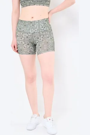 Arizona Love Vêtements Yoga Short Kaki Bandana