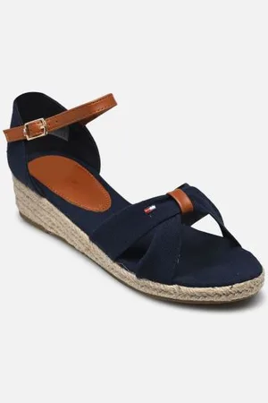 Tommy Hilfiger Espadrilles ROPE WEDGE SANDAL BLUE pour Enfant