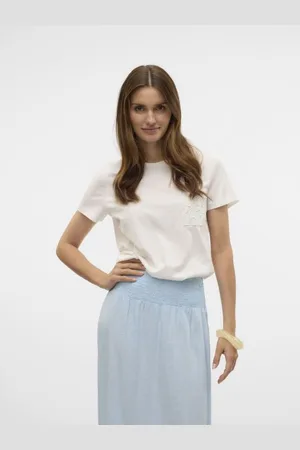VERO MODA Vêtements VMHANNE FRANCIS SS TOP BOX JRS GA CHEST