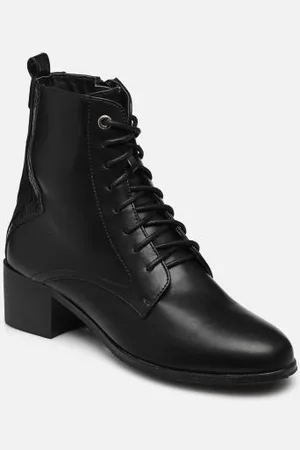 Divine Factory Bottines et boots QL4735_NOIR pour Femme