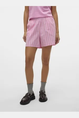 VERO MODA Vêtements VMCHARLOTTE MW STRIPE SHORTS WVN GA