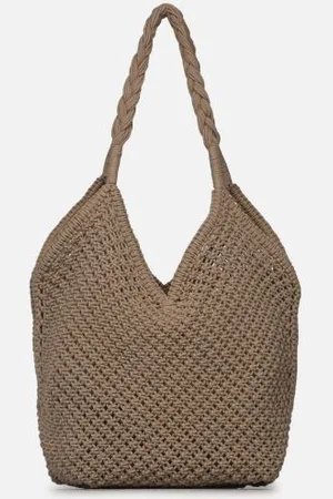 Vanessa Bruno Sacs à main Panier Trapeze en Jute pour Sacs