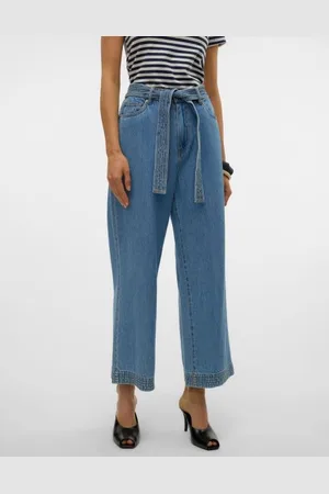 VERO MODA Vêtements VMKATHY SHR WIDE CROPPED JEANS YO377