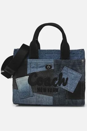 Coach Sacs à main Patchwork Denim Cargo Tote 20 pour Sacs