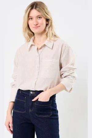 VERO MODA Vêtements VMPAULINE LS SHIRT WVN GA