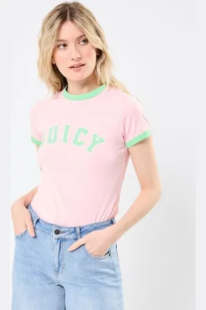 Juicy Couture Vêtements Juicy Collegiate Ringer T_Shirt