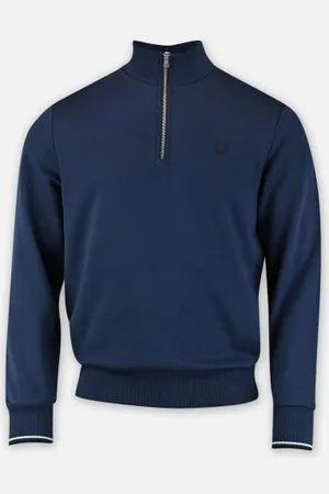Fred Perry Vêtements HALF ZIP SWEATSHIRT