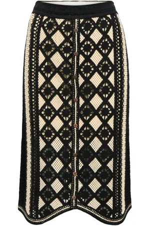 Object Vêtements OBJWASILA KNIT RE MW MIDI SKIRT 138