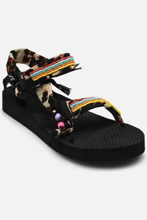 Arizona Love Sandales et nu-pieds Trekky Leopard Beads pour Femme