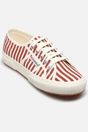 Superga Baskets 2750 Stripes Print W pour Femme
