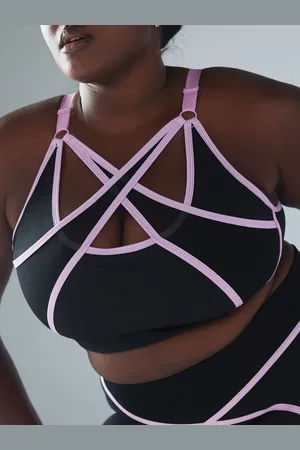 Savage X Fenty X Mesh Medium-Impact Sports Bra