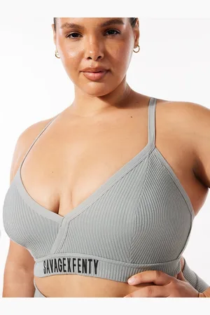 Savage X Fenty Essential Heavy Rib Logo Bralette