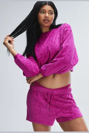 Savage X Fenty Signature Script Velour Tap Short