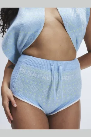 Savage X Fenty Frost Smitten Knit Booty Short