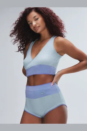 Savage X Fenty Featherweight Knit Faux Wrap Crop Top