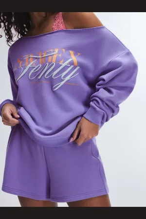 Savage X Fenty Weekender Terry Cut-Off Sweatshirt