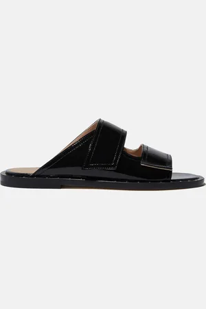 Scarosso Karen Black Patent - Femme Sandales - 35