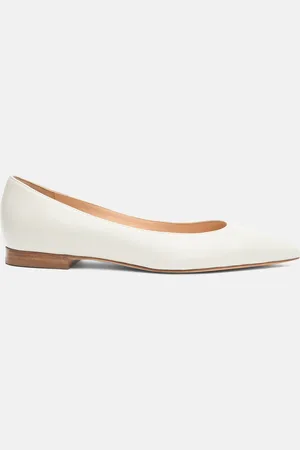 Scarosso Iris Off White Cassé - Femme Ballerines - 35