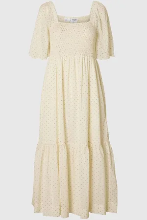 SELECTED Encolure Carrée Robe Longue