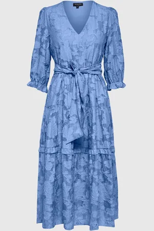 SELECTED Lien À Nouer À La Taille Robe Mi-longue