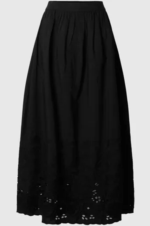 SELECTED Broderie Anglaise Jupe Longue