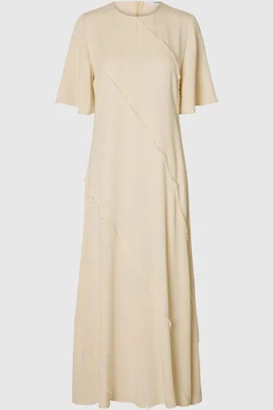 SELECTED Viscose Mélangée Robe Longue