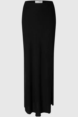 SELECTED Viscose Mélangée Jupe Longue