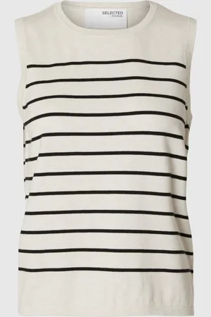 SELECTED Sans Manches Top En Maille