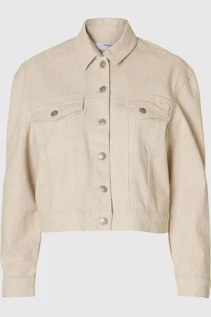 SELECTED Raccourci Veste En Jean
